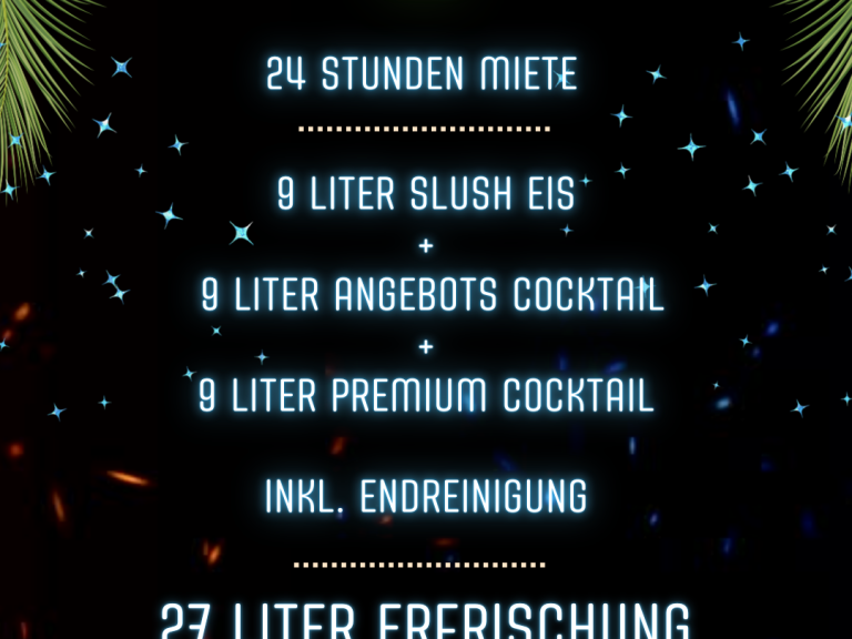 Angebot Feuer & Eis XLarge - Slush Eis und Cocktail - 27 Liter