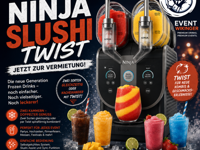 Ninja Slushi FS301 zur Miete für Ihren Event oder zum Testen und probieren