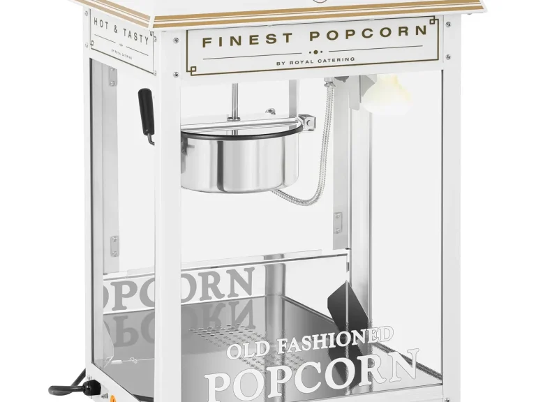 Weiß Gold Popcornmaschine mit Zubehör mieten