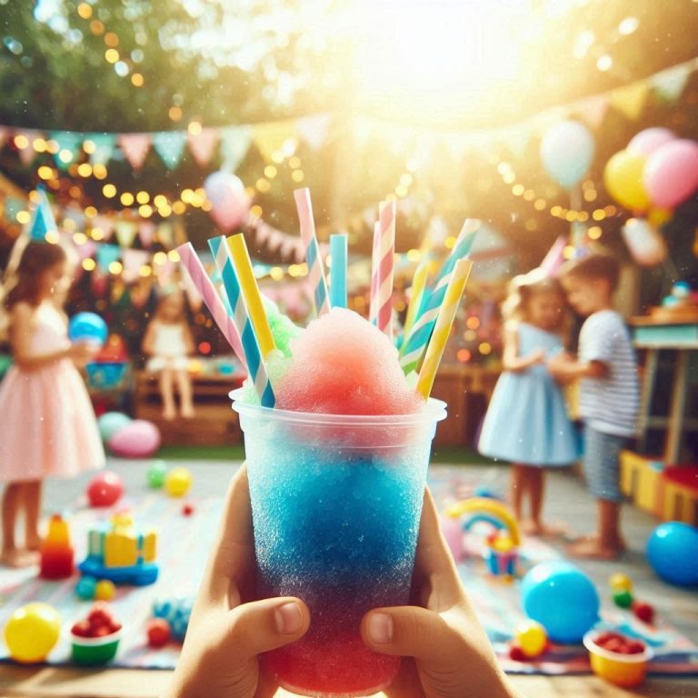 Slush Sirup Kinderparty Geburtstag