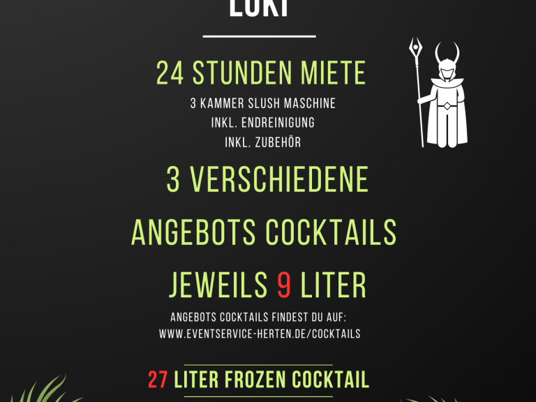 Frozen Cocktail Angebot Loki